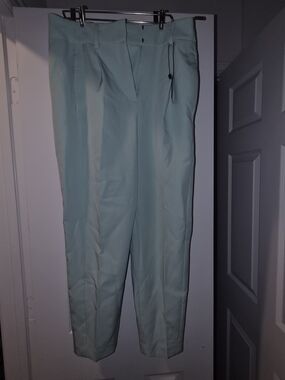 Express Mint Tailored High-Waist Trousers